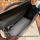 Hermes Kelly 32cm black Gold Hardware 89 /Black (Noir) Full Handmade