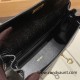 Hermes Kelly danse Lizard 89 /Black (Noir)Gold Hardware