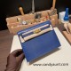 Hermes Kelly danse Lizard73 /Blue Saphir Gold Hardware