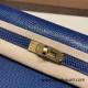 Hermes Kelly danse Lizard73 /Blue Saphir Gold Hardware