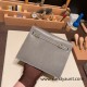 Hermes Kelly danse Lizard 8M /Paris Grey  Gold Hardware