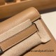 Hermes Kelly danse evercolor 0M/Chai Silver Hardware