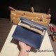 Hermes Kelly danse evercolor 73 /Blue Saphir & 71 /Blue France Silver Hardware