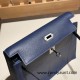 Hermes Kelly danse evercolor 73 /Blue Saphir & 71 /Blue France Silver Hardware