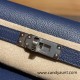 Hermes Kelly danse evercolor 73 /Blue Saphir & 71 /Blue France Silver Hardware