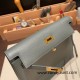 Hermes Kelly danse evercolor 63/Vert Amande Gold Hardware