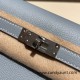 Hermes Kelly danse evercolor J7 /Blue Lin Silver Hardware