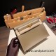 Hermes Kelly danse evercolor 8C /Elephant Grey Gold Hardware