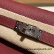 Hermes Kelly danse swift 57 /Bordeaux Silver Hardware