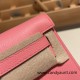 Hermes Kelly danse Evercolor K4/Rose d’ete Silver Hardware