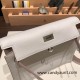 Hermes Kelly danse Evercolor 80 /Pearl Grey Silver Hardware