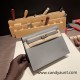 Hermes Kelly danse Evercolor 0L/ Gris Meyer Gold Hardware