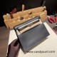 Hermes Kelly danse Evercolor 89 /Black Silver Hardware