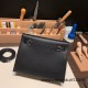 Hermes Kelly danse Evercolor 89 /Black Silver Hardware