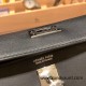 Hermes Kelly danse swift 89 /Black Silver Hardware