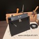 Hermes Kelly danse swift 89 /Black Silver Hardware