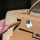 Hermes Kelly dole picto 0M/Chai Silver Hardware Full Handmade