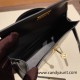 Hermes kelly20 New stock box 89/ Black Gold Hardware Full Handmade kellymini-009