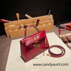 Hermes kelly20 New stock box Q5/ Rouse Casaque Gold Hardware Full Handmade kellymini-010