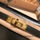 Hermes kelly20 box 19cm 89/ Black Gold Hardware Full Handmade kellymini-012