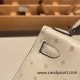 Hermes kelly20 ostrich 19cm 3C /Parchemin  Full Handmade kellymini-017