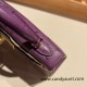 Hermes kelly20 ostrich 19cm P9 /Anemone Gold Hardware Full Handmade kellymini-018