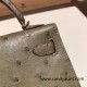 Hermes kelly20 ostrich 19cm Q1 /Sauge Gold Hardware     Full Handmade kellymini-027