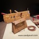 Hermes kelly20 chevre 19cm 2J Quebracho Gold Hardware Full Handmade kellymini-030