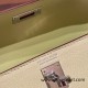 Hermes kelly20 chevre 19cm R9 /Jaune Bourgeon Silver Hardware Full Handmade kellymini-034