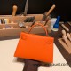 Hermes kelly20 chevre 19cm93 /Orange Gold Hardware  Full Handmade kellymini-035