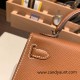 Hermes kelly20 epsom19cm 37 /Gold Silver Hardware  Full Handmade kellymini-042