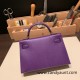 Hermes kelly20 epsom19cm 9W/ Crocus Gold Hardware  Full Handmade kellymini-044