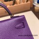 Hermes kelly20 epsom19cm 9W/ Crocus Gold Hardware  Full Handmade kellymini-044