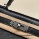 Hermes kelly20 epsom19cm 89/ Black (Noir) Gold Hardware Full Handmade kellymini-045