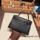 Hermes kelly20 epsom19cm 89/ Black (Noir) Gold Hardware Full Handmade kellymini-045