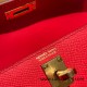 Hermes kelly20 epsom19cm S3/ Rouge Cœur Gold Hardware  Full Handmade kellymini-058