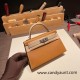 Hermes kelly20 epsom19cm 37 /Gold& S2/ Trench Silver Hardware  Full Handmade kellymini-069