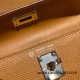 Hermes kelly20 epsom19cm 37 /Gold& S2/ Trench Silver Hardware  Full Handmade kellymini-069