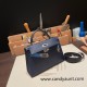 kelly20 epsom 73 /Blue Saphir & 71 /Blue France& 89/ Black Silver Hardware Full Handmade kellymini-070