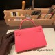 Hermes kelly20 epsom19cm 8W /Rose Azalee Gold Hardware  Full Handmade kellymini-081