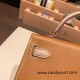 Hermes kelly20 epsom19cm 37 /Gold & S2/ Trench Gold Hardware Full Handmade kellymini-082