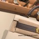 Hermes kelly20 epsom19cm 10 /Craie & 8F/Etain Gold Hardware  Full Handmade kellymini-083