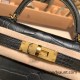 Hermes kelly20 Alligateor crocodile 89/ Black (Noir) Gold Hardware Full Handmade kellymini-107