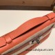 Hermes Kelly pochette Epsom 3L /Rose Tea Silver Hardware Pochette--014