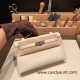 Hermes Kelly pochette Epsom 10 /Craie Gold Hardware Pochette--018