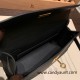 Hermes Kelly pochette swift 89/ Black (Noir) Gold Hardware Pochette--042