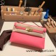 Hermes Kelly pochette swift 8W /Rose Azalee  Gold Hardware Pochette--053