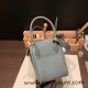 Hermes Lindy 26cm evercolor 63 /Vert Amande Silver Hardware lindy26-003