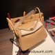 Hermes Lindy 26cm evercolor 0M/Chai Gold Hardware lindy26-004