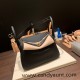 Hermes Lindy 26cm swift 89 /Black  Gold Hardware lindy26-008